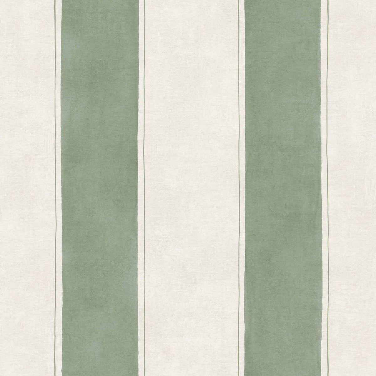 Florentine Stripe wallpaper by Coordonné in Green – Sage, flat swatch