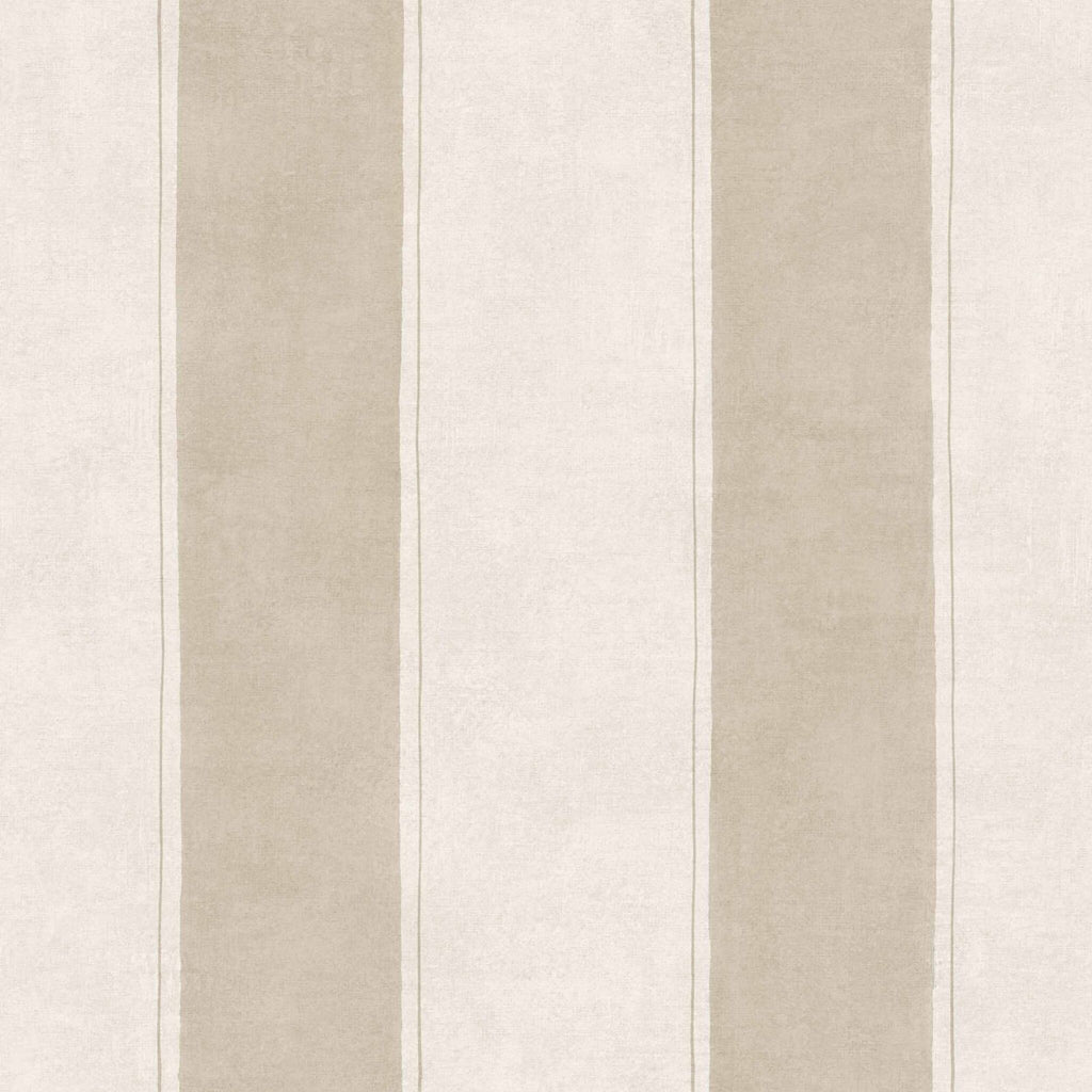 Florentine Stripe wallpaper by Coordonné in Beige, flat swatch