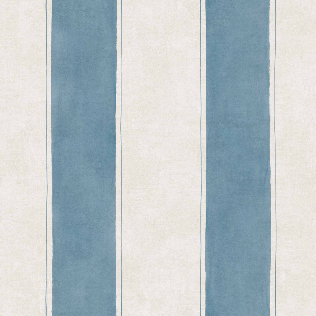 Florentine Stripe wallpaper by Coordonné in Blue – Sapphire, flat swatch