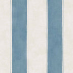 Florentine Stripe wallpaper by Coordonné in Blue – Sapphire, flat swatch