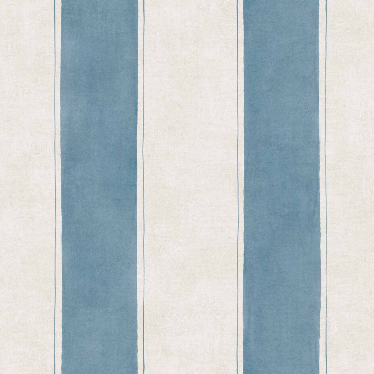 Florentine Stripe wallpaper by Coordonné in Blue – Sapphire, flat swatch