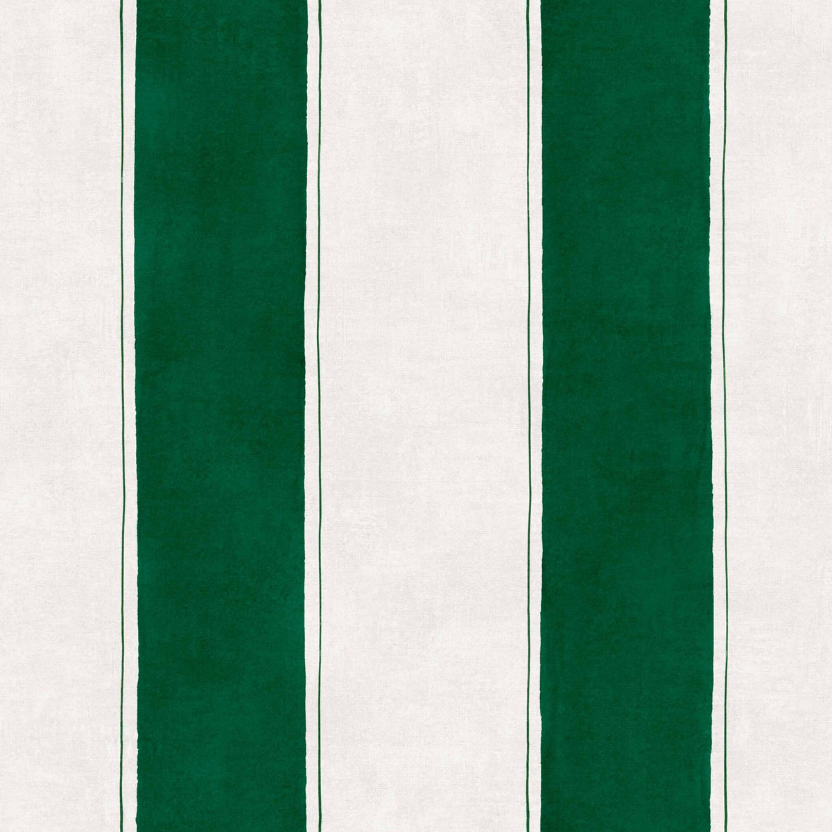 Florentine Stripe wallpaper by Coordonné in Green – Emerald, flat swatch