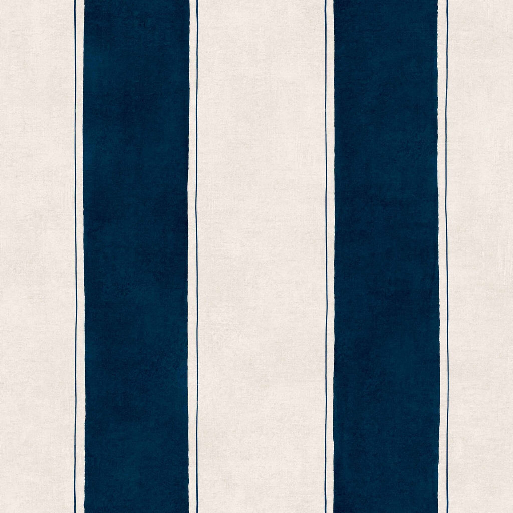 Florentine Stripe wallpaper by Coordonné in Blue – Ultramarine, flat swatch