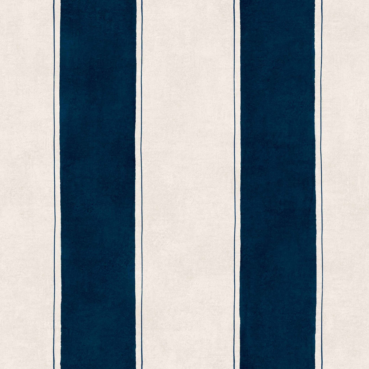 Florentine Stripe wallpaper by Coordonné in Blue – Ultramarine, flat swatch