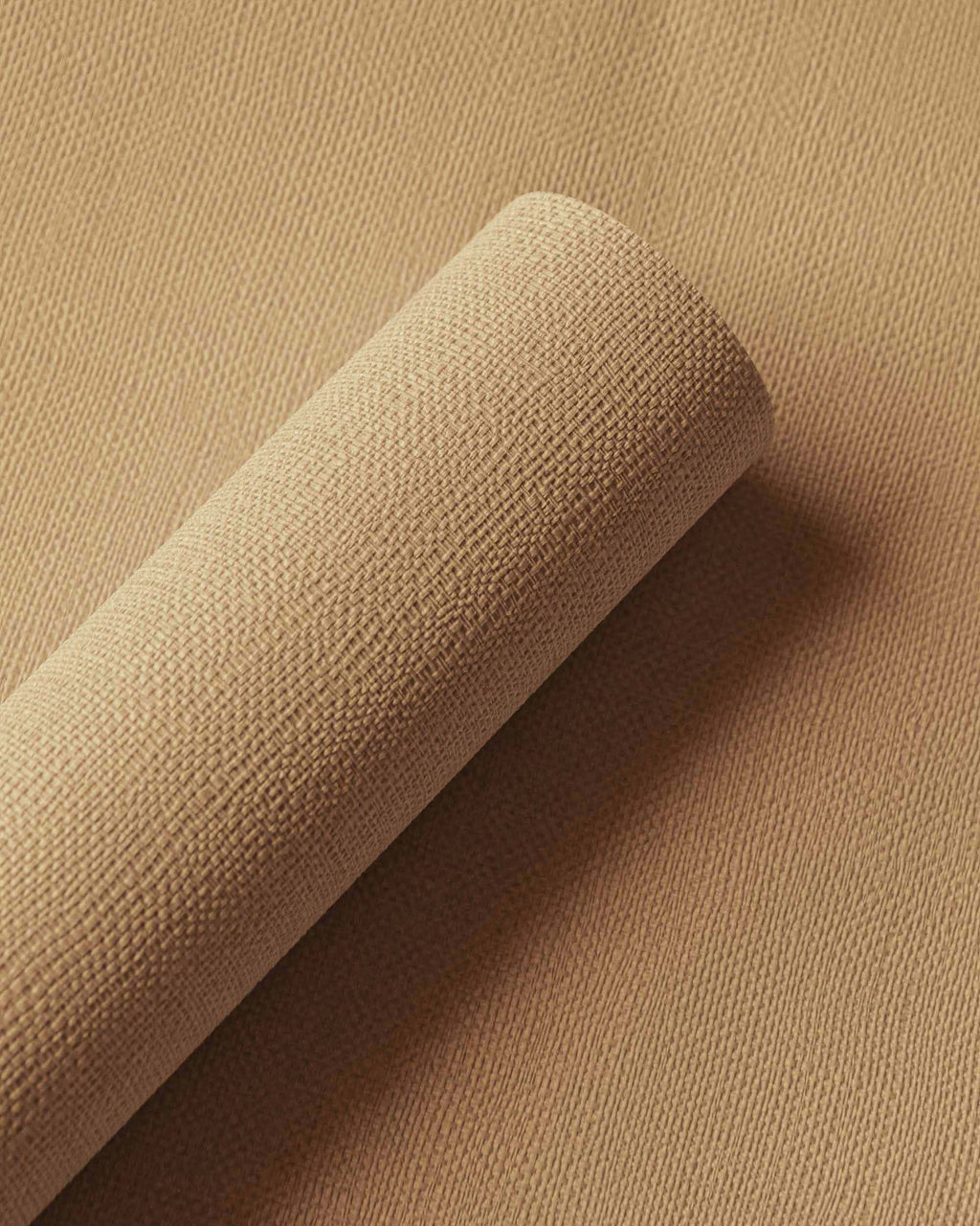 Lin wallpaper by Coordonné in Beige – Ochre, roll close-up