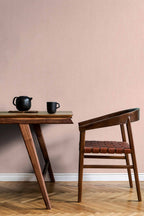 Lin wallpaper by Coordonné in Pink – Coral III, styled room