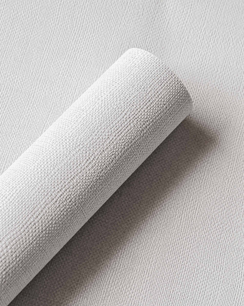 Lin wallpaper by Coordonné in White, roll close-up