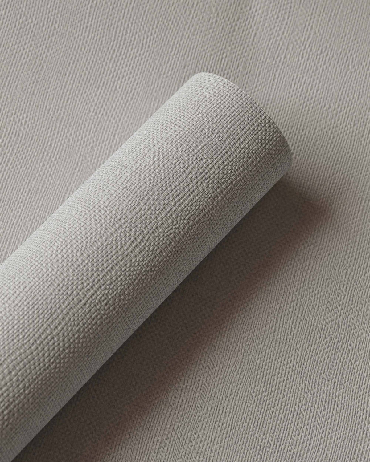 Lin wallpaper by Coordonné in Grey – Glacier, roll close-up