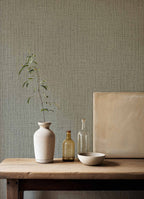 Lino wallpaper by Coordonné in Blue, styled room