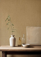 Lino wallpaper by Coordonné in Beige, styled room