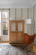 Luz y Sombra wallpaper by Coordonné in Yellow, styled room
