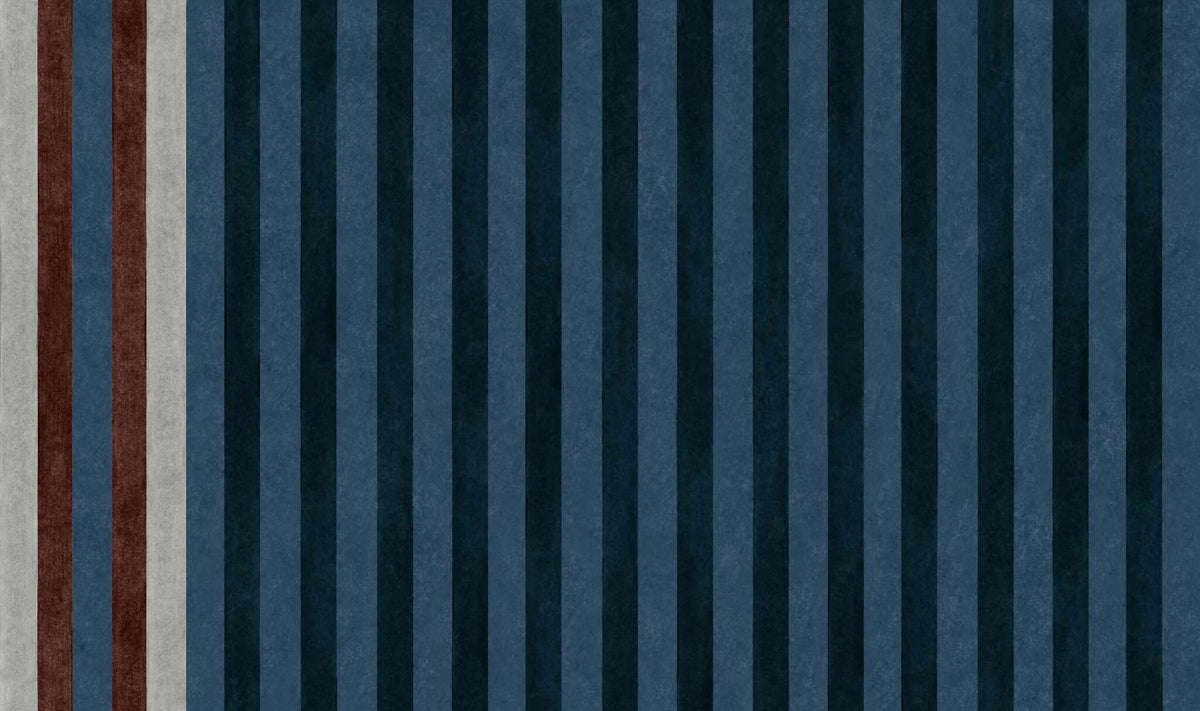 Luz y Sombra wallpaper by Coordonné in Blue – Avio, flat swatch
