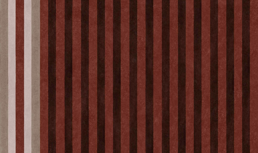 Luz y Sombra wallpaper by Coordonné in Red, flat swatch