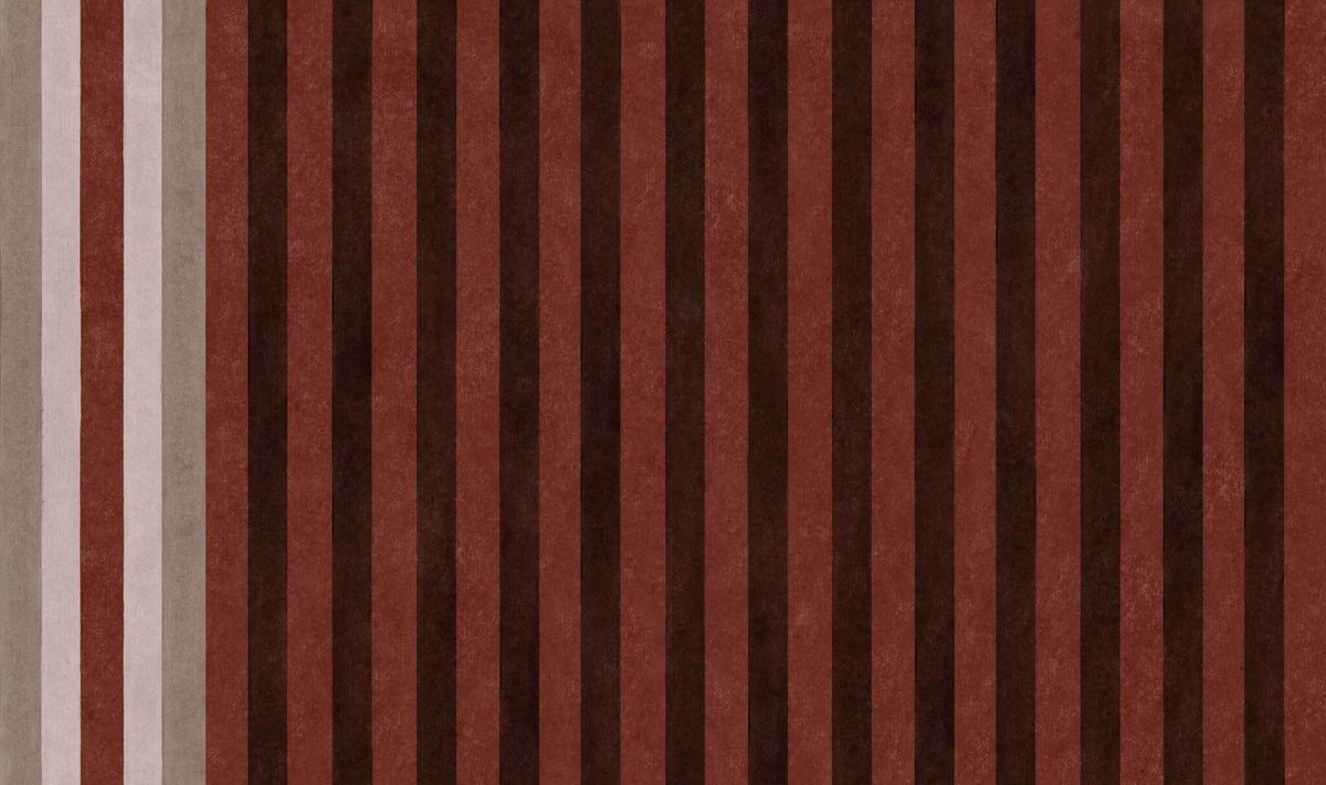 Luz y Sombra wallpaper by Coordonné in Red, flat swatch