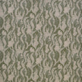 Close-up of Hiding Hares wallpaper by Emma von Brömssen in Aloe, sage green ground with cream hares among foliage