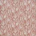 Close-up of Hiding Hares wallpaper by Emma von Brömssen in Dusty Pink, cream hares hidden among soft pink foliage