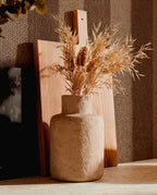 Palmeral wallpaper by Coordonné in Brown, styled room