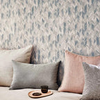 Picota wallpaper by Romo in Grey – Swedish Grey, styled room shot