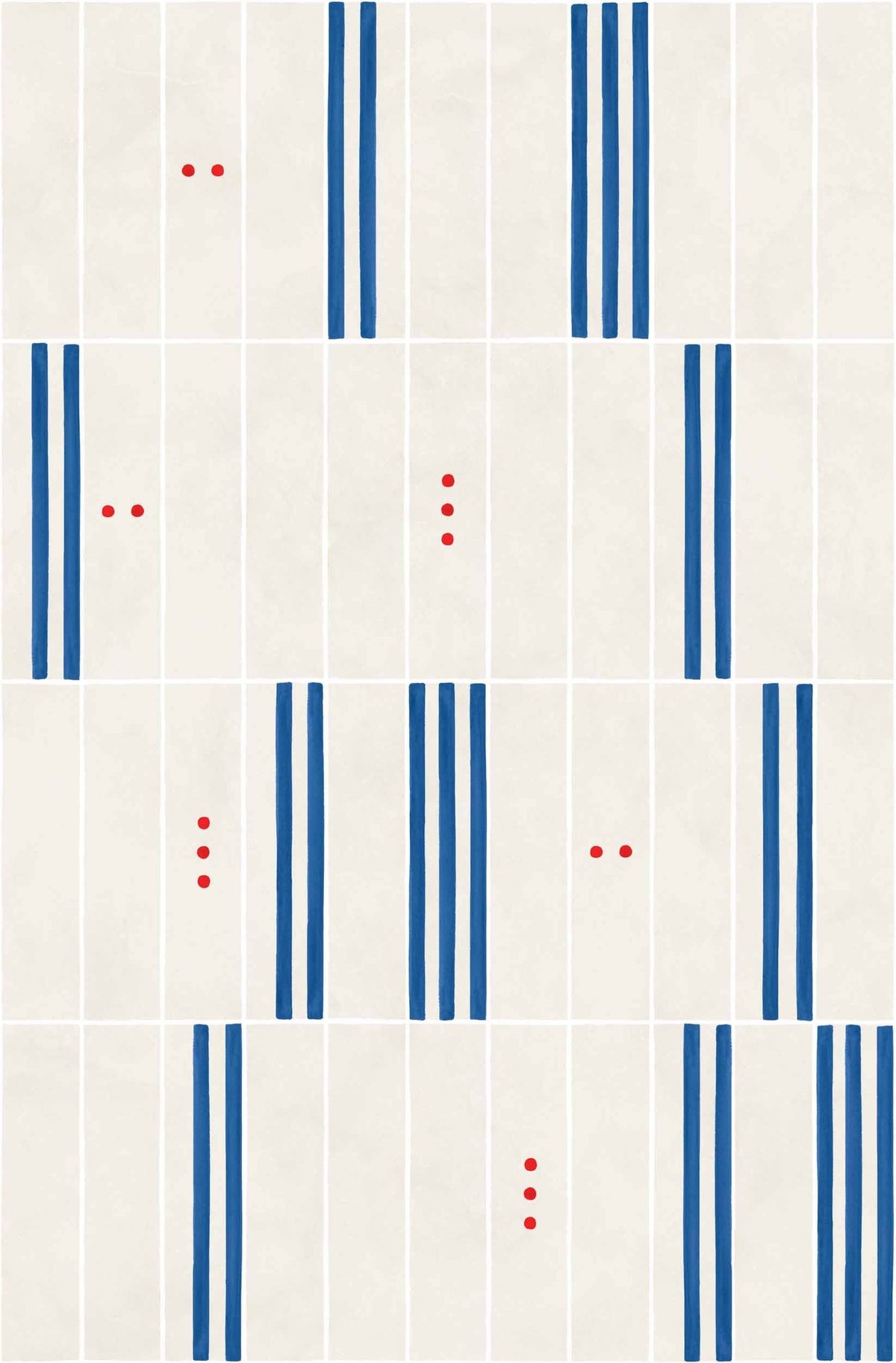 PlayBlocks wallpaper by Coordonné in Blue, flat swatch