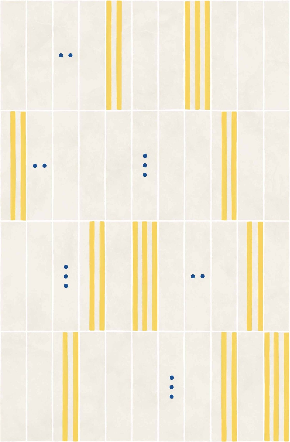 PlayBlocks wallpaper by Coordonné in Yellow, flat swatch