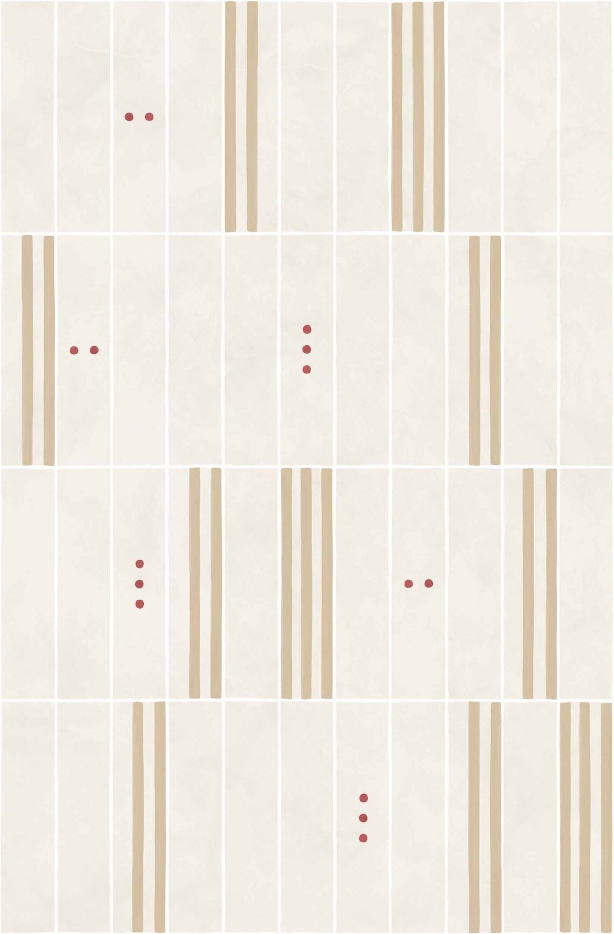 PlayBlocks wallpaper by Coordonné in Beige, flat swatch
