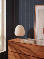 Raíces wallpaper by Coordonné in Blue, styled room