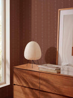 Raíces wallpaper by Coordonné in Red, styled room