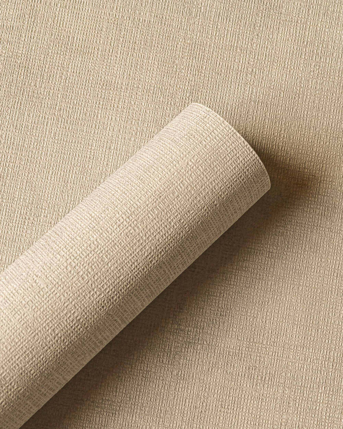 Raphia wallpaper by Coordonné in Beige, roll close-up