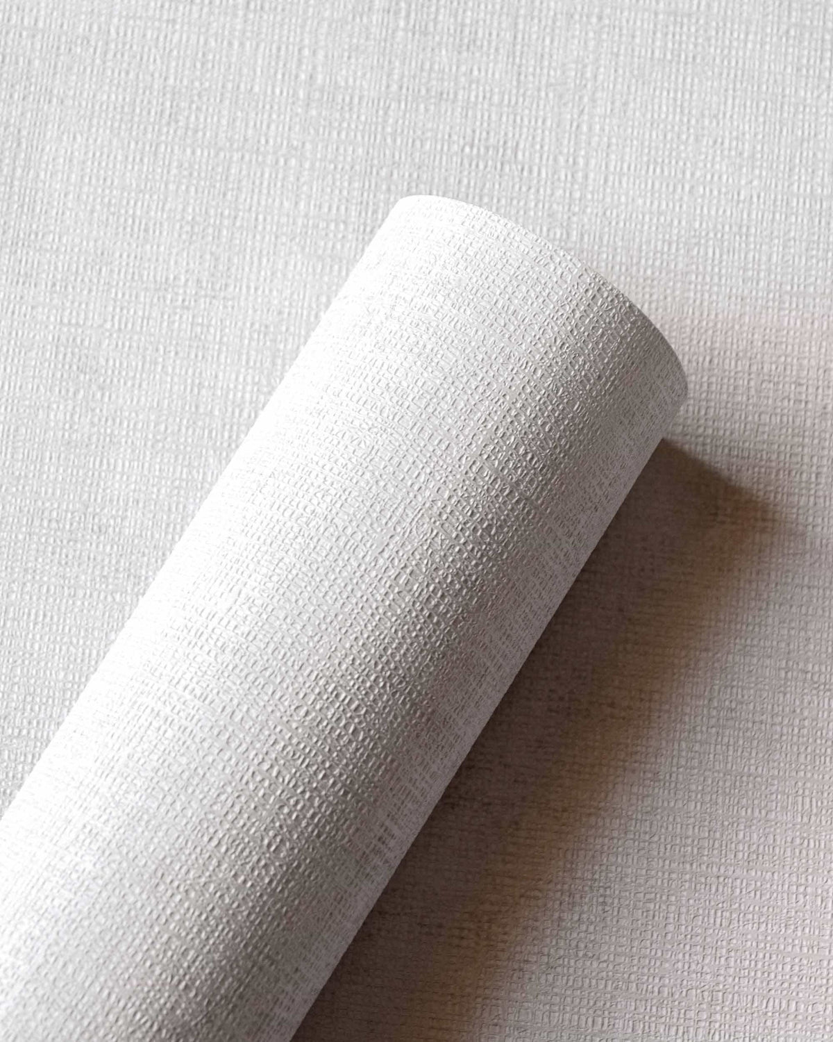 Raphia wallpaper by Coordonné in White, roll close-up