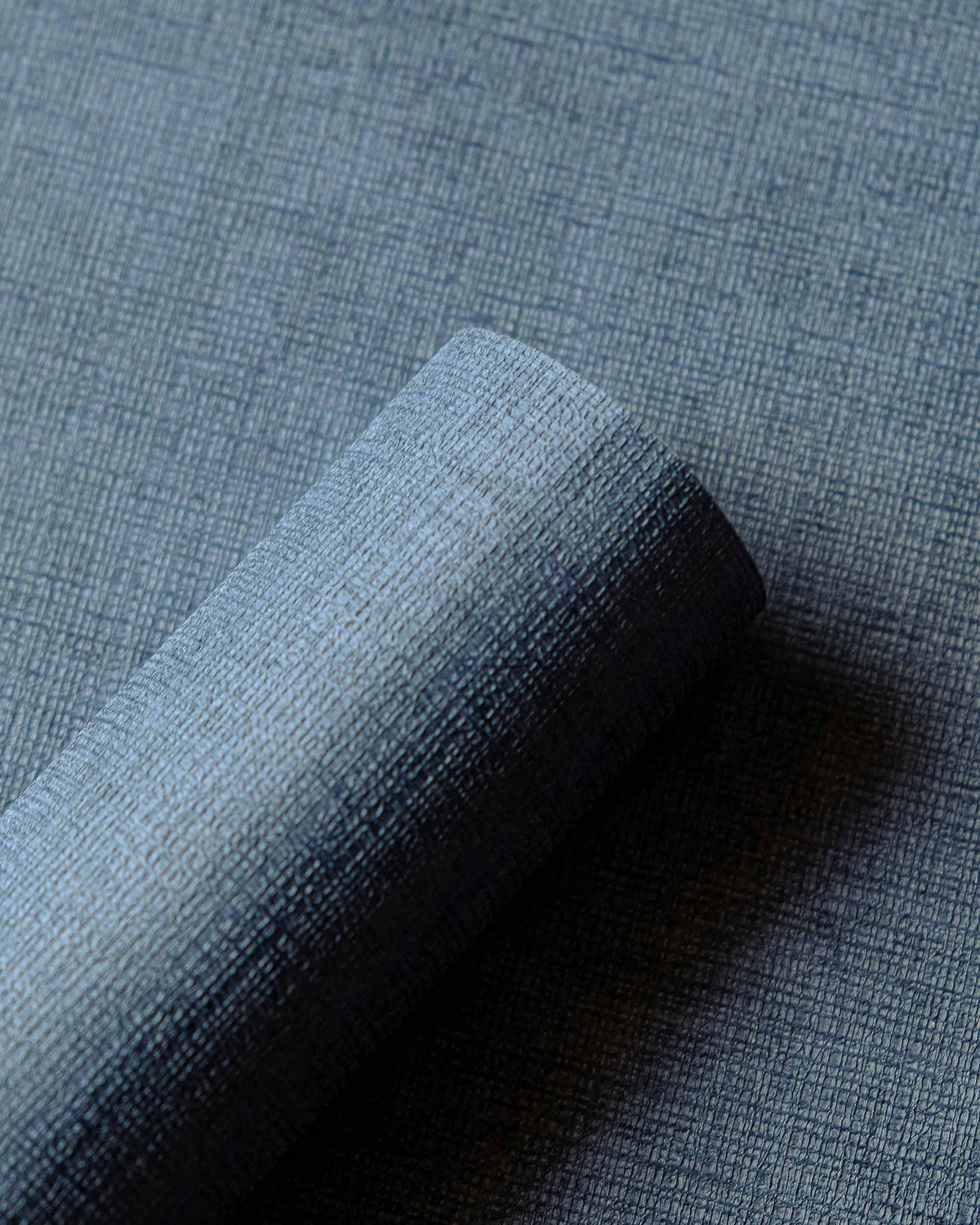 Raphia wallpaper by Coordonné in Blue, roll close-up