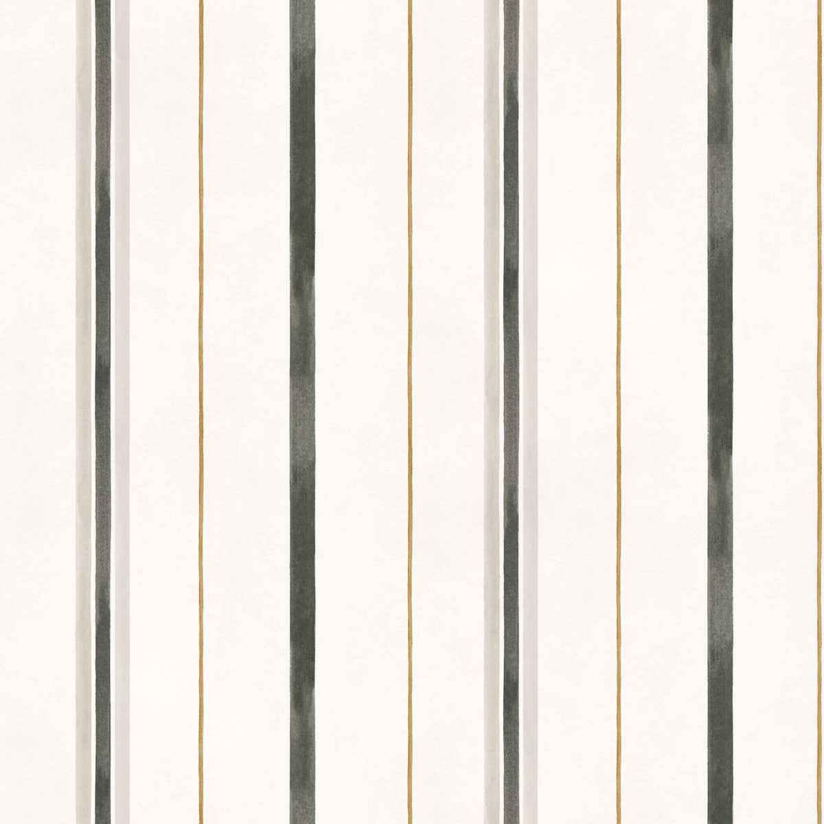 Rolling Stripes wallpaper by Coordonné in Black, flat swatch