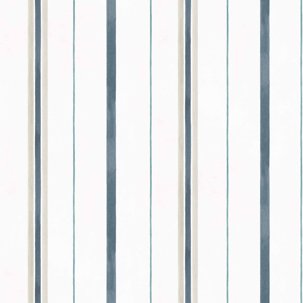 Rolling Stripes wallpaper by Coordonné in Blue – Aqua, flat swatch