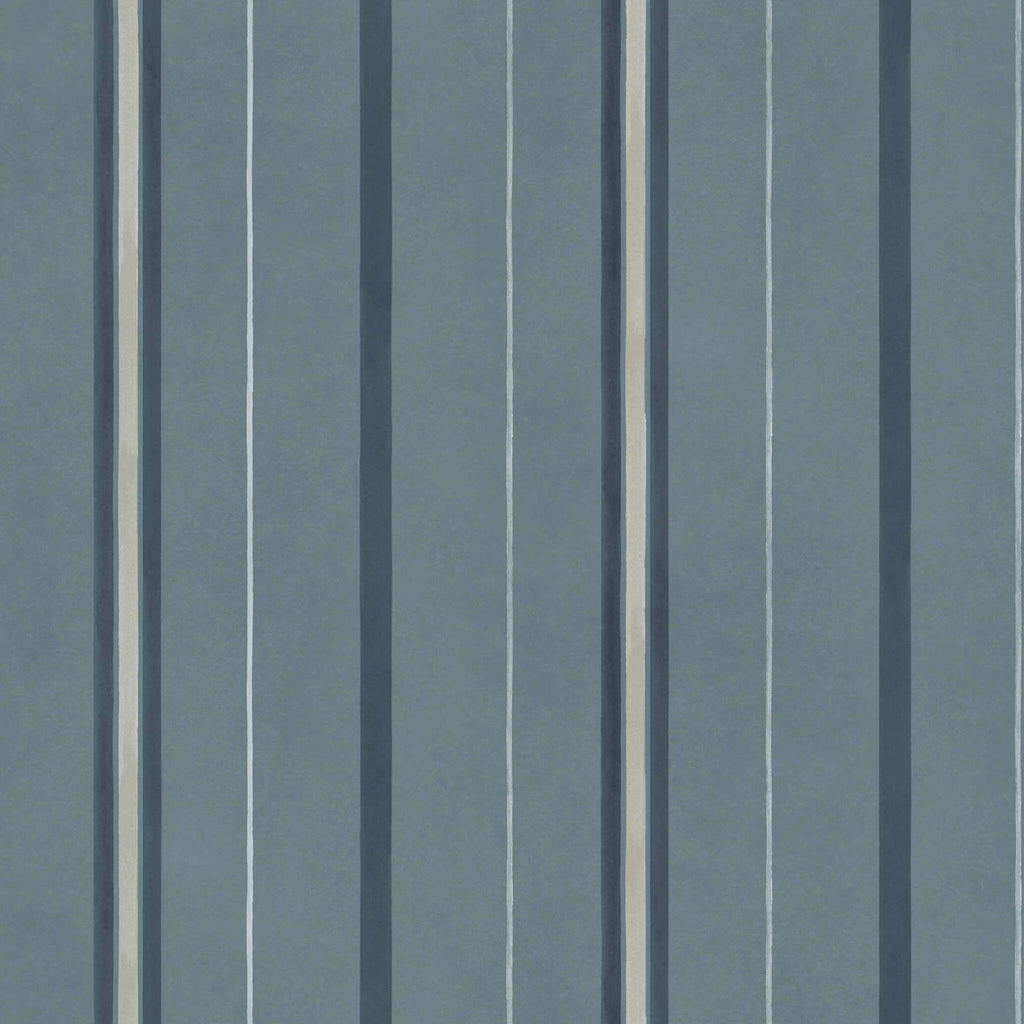 Rolling Stripes wallpaper by Coordonné in Blue – Zaphire, flat swatch