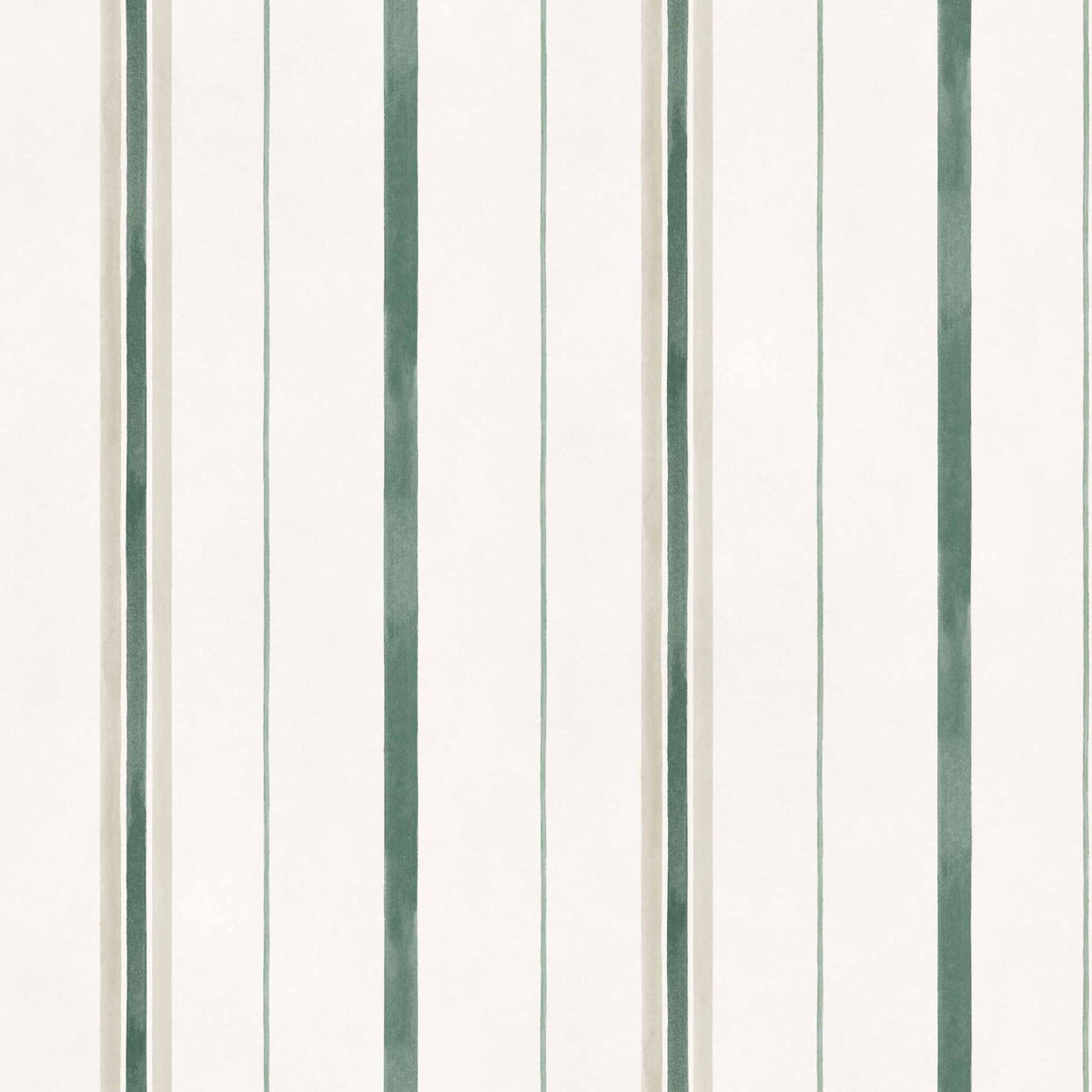 Rolling Stripes wallpaper by Coordonné in Green – Mint, flat swatch