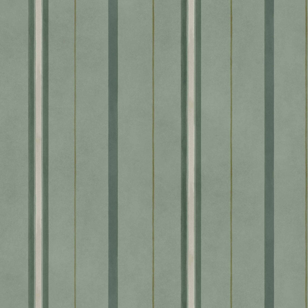 Rolling Stripes wallpaper by Coordonné in Green – Sage, flat swatch