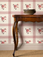 Rose wallpaper by Langelid/von Bromssen - floral design in Pink