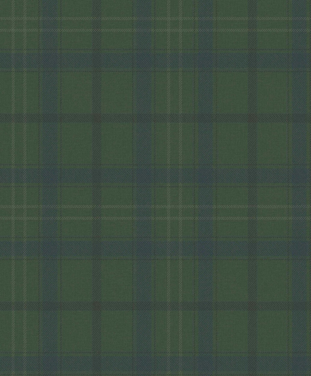 Tartan Check wallpaper by Coordonné in Teal, flat swatch