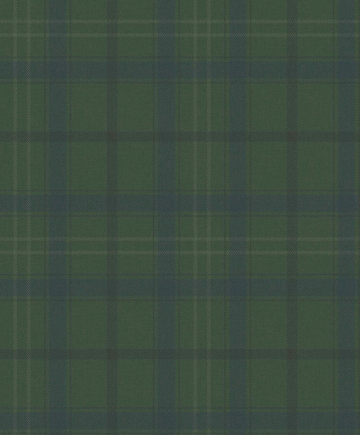 Tartan Check wallpaper by Coordonné in Teal, flat swatch