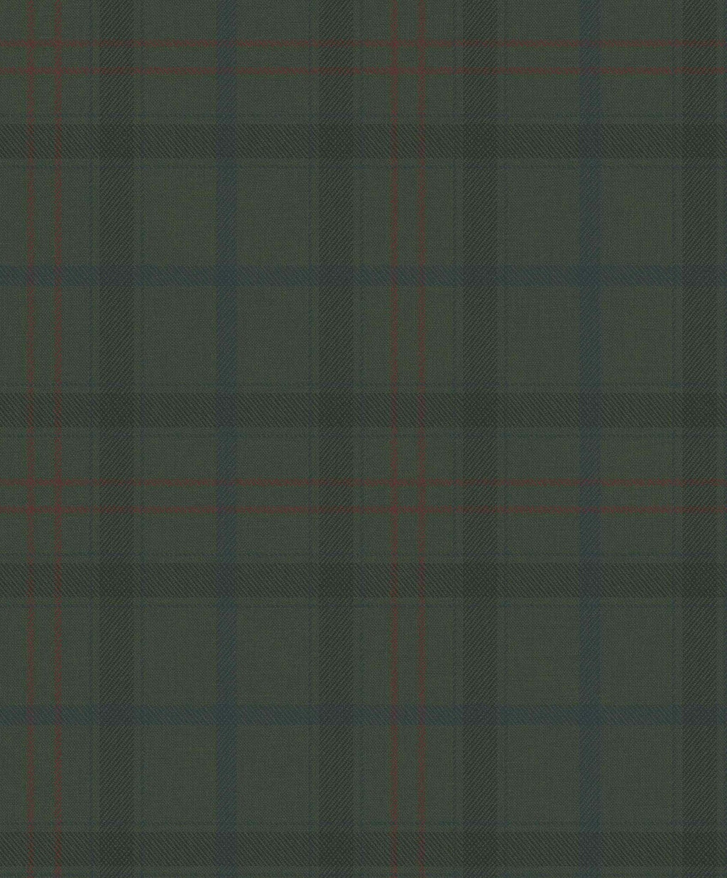 Tartan Check wallpaper by Coordonné in Green, flat swatch