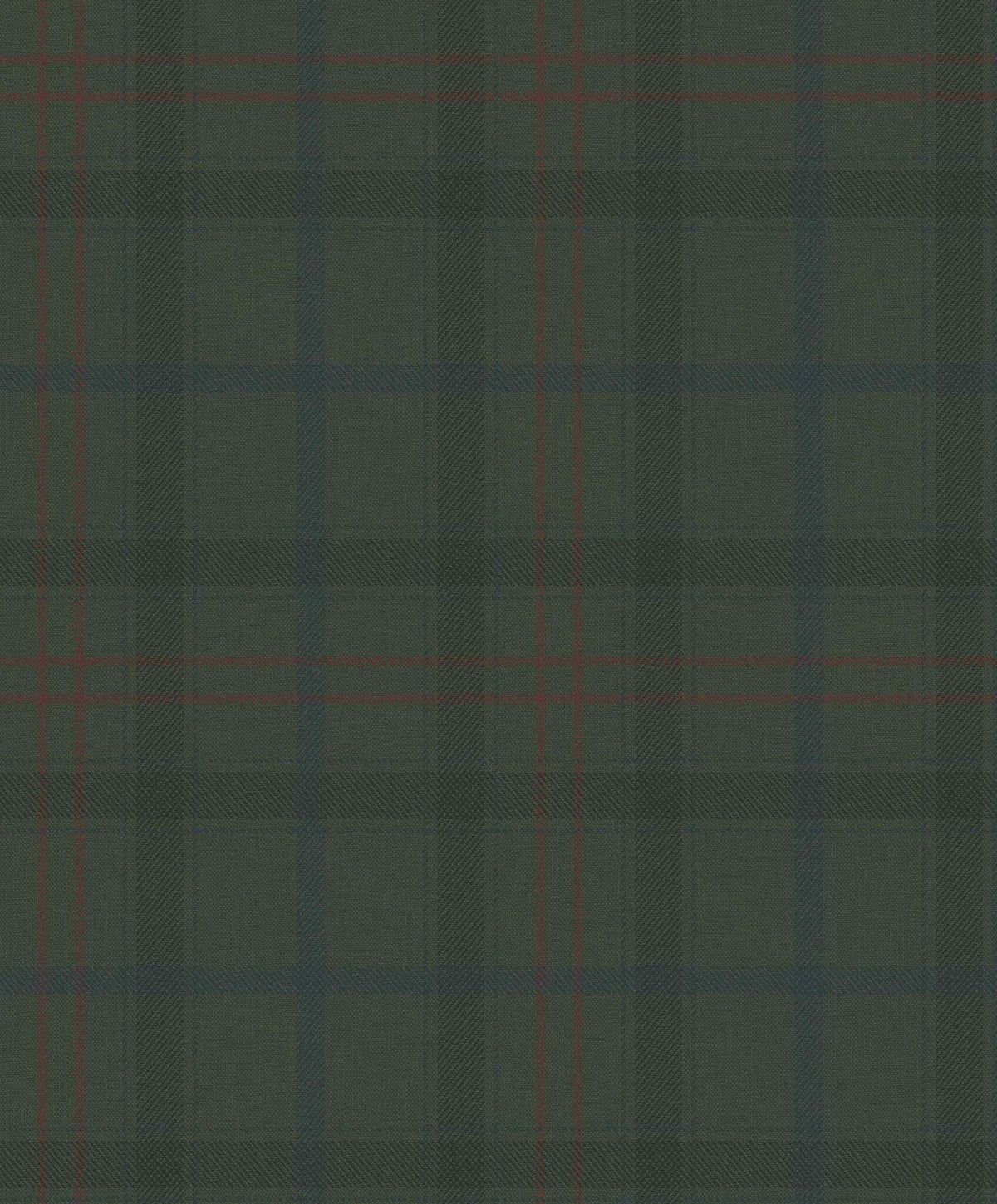 Tartan Check wallpaper by Coordonné in Green, flat swatch