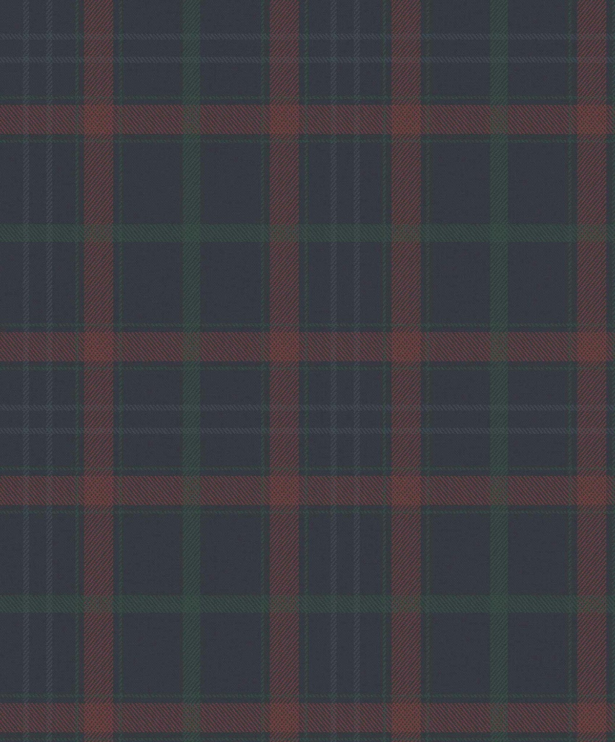 Tartan Check wallpaper by Coordonné in Blue – Cobalt, flat swatch