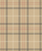 Tartan Check wallpaper by Coordonné in Beige – Camel, flat swatch