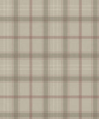 Tartan Check wallpaper by Coordonné in Beige – Stone, flat swatch