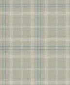 Tartan Check wallpaper by Coordonné in Grey – Pearl, flat swatch