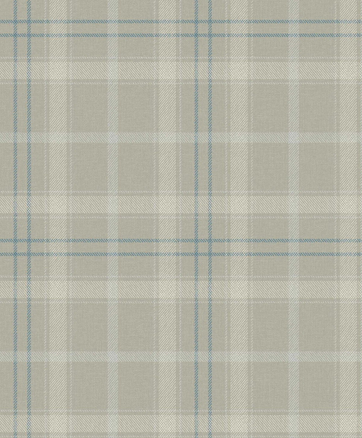 Tartan Check wallpaper by Coordonné in Grey – Pearl, flat swatch