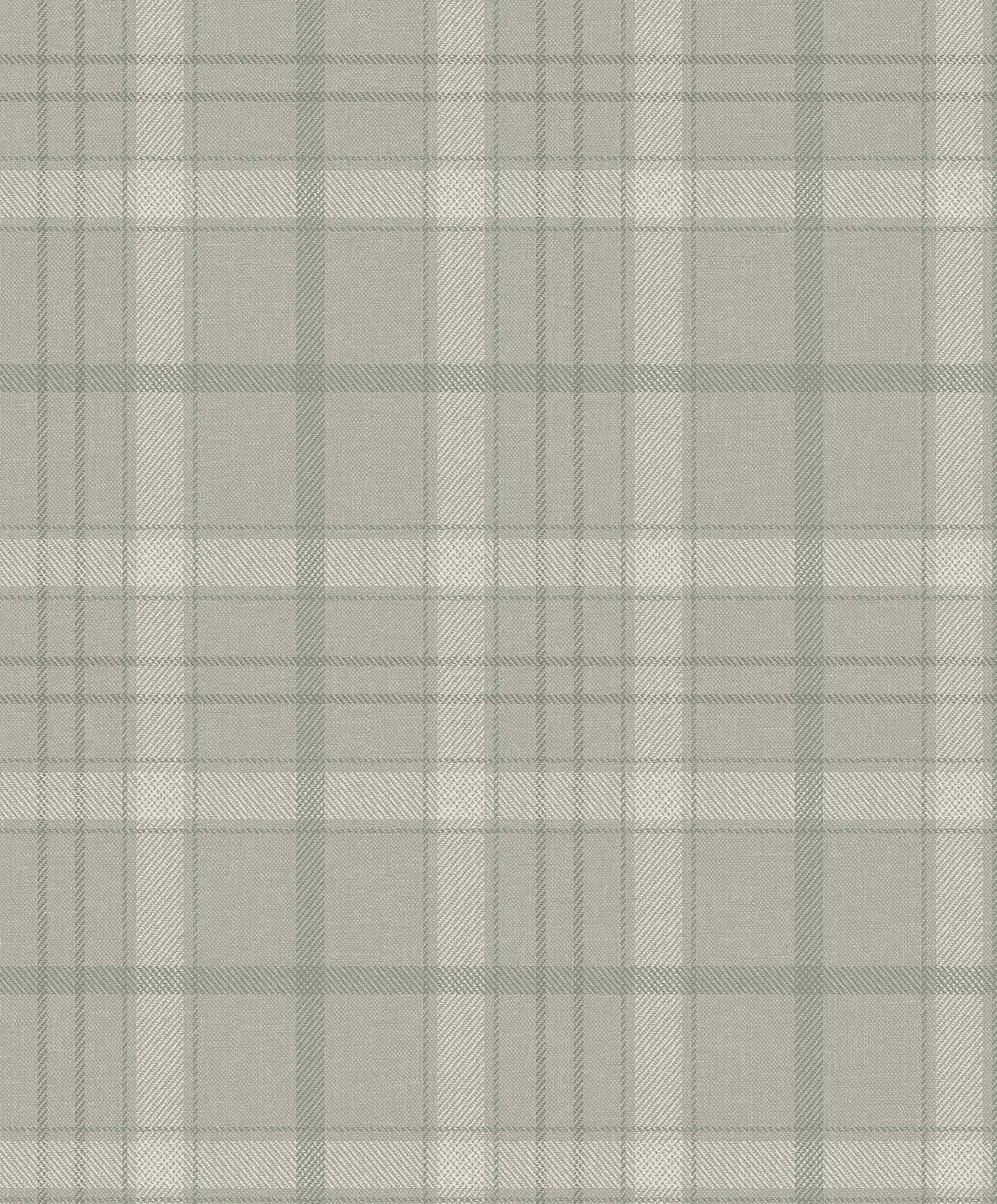 Tartan Check wallpaper by Coordonné in Grey, flat swatch