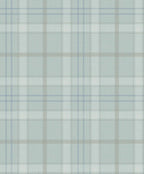 Tartan Check wallpaper by Coordonné in Blue – Sky, flat swatch