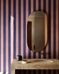 Toldo wallpaper by Coordonné in Blue – Cobalt, styled room