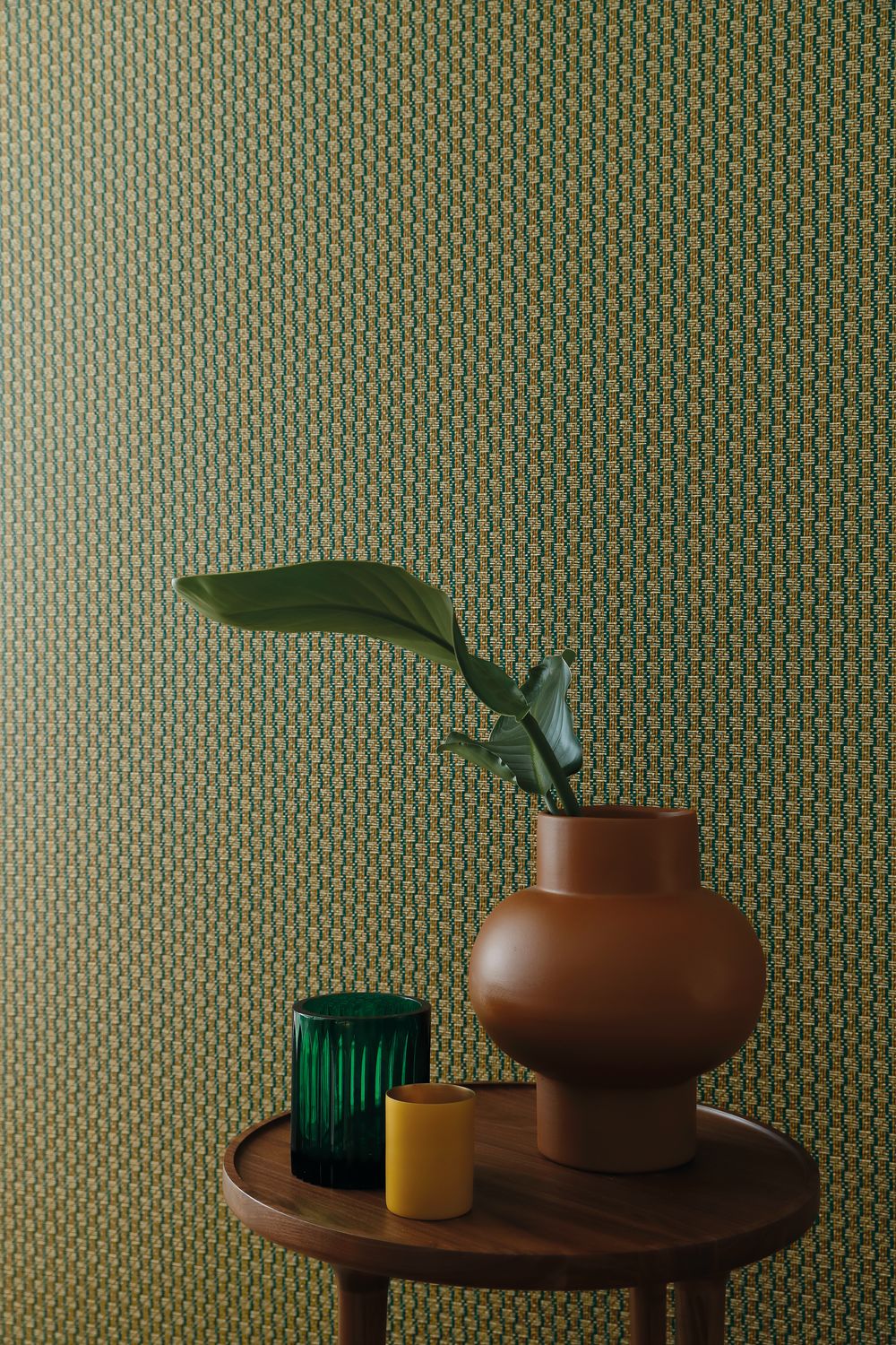 Trenza wallpaper by Casamance, styled room shot 2