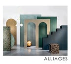 Venetie wallpaper by Casamance, styled room shot